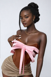 Ake Fiyonklu Straplez Deconstruct Üst